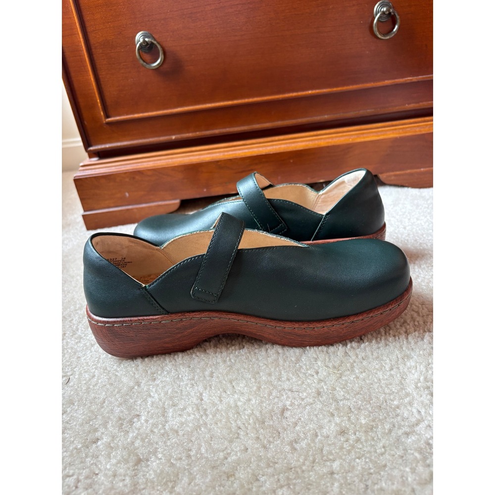 Alegria Opheliah Tree Hugs Green Leather Mary Jane Clogs OPH-6327 Womens 8-8.5 - Picture 5 of 11